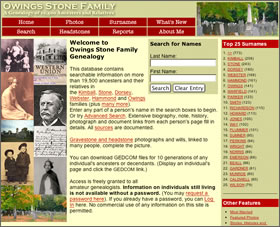 Owings Stone website